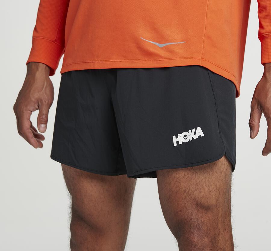 Hoka Mens Shorts NZ - Hoka One One Performance Black (PDV150247)